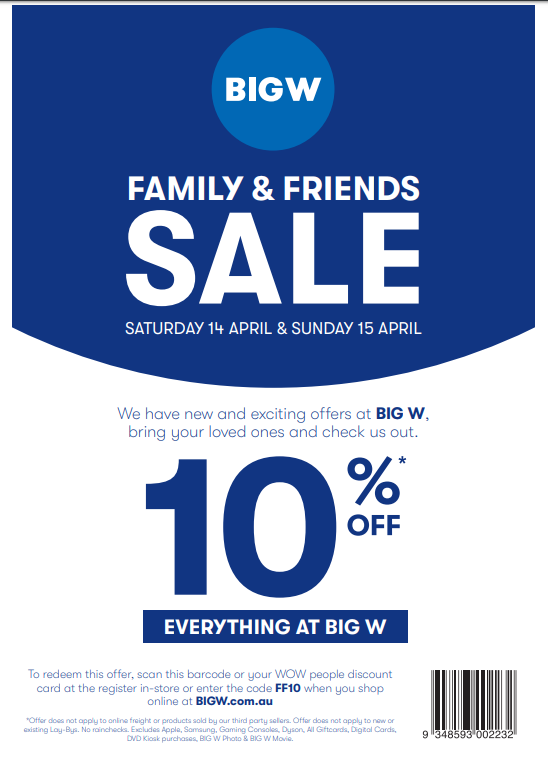 Big W Gift Card Sale kMusic